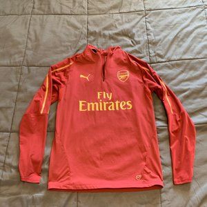 Puma Arsenal Men's 2018/2019 Warm-Up Quarterzip